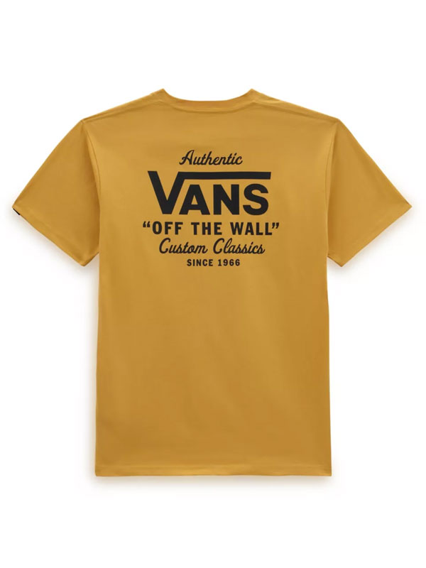 Vans HOLDER ST CLASSIC NARCISSUS/BLACK pánské tričko krátký rukáv - XXL žlutá