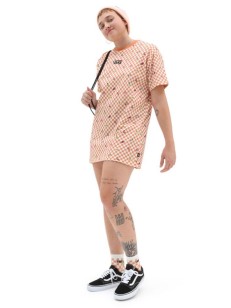 Vans CENTER SUN BAKED/MARSHMALLOW t-shirt dress