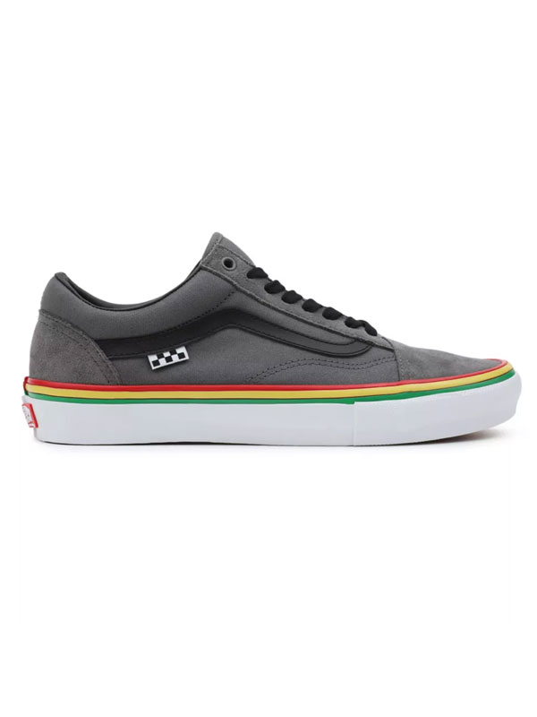 Vans Skate Old Skool RASTA GRAY pánské boty - 45EUR šedá