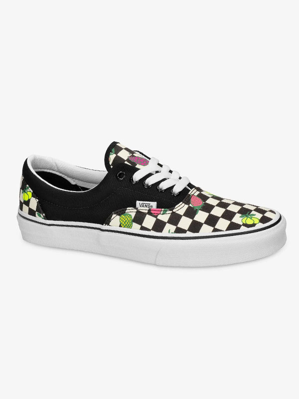 Vans Era FRUIT CHECKERBOARD BLACK/WHITE dámské boty - 39EUR černá