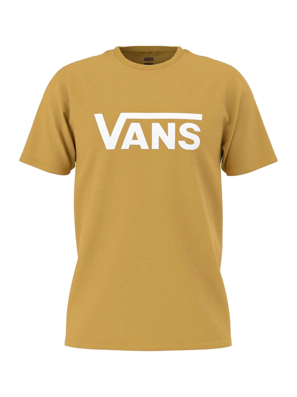 Vans CLASSIC NARCISSUS/WHITE pánské tričko krátký rukáv - S žlutá