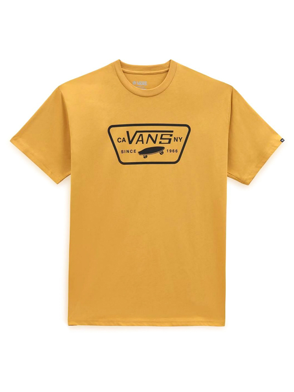 Vans FULL PATCH NARCISSUS/BLACK pánské tričko krátký rukáv - L žlutá