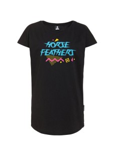 Horsefeathers REGINA black t-shirt damski