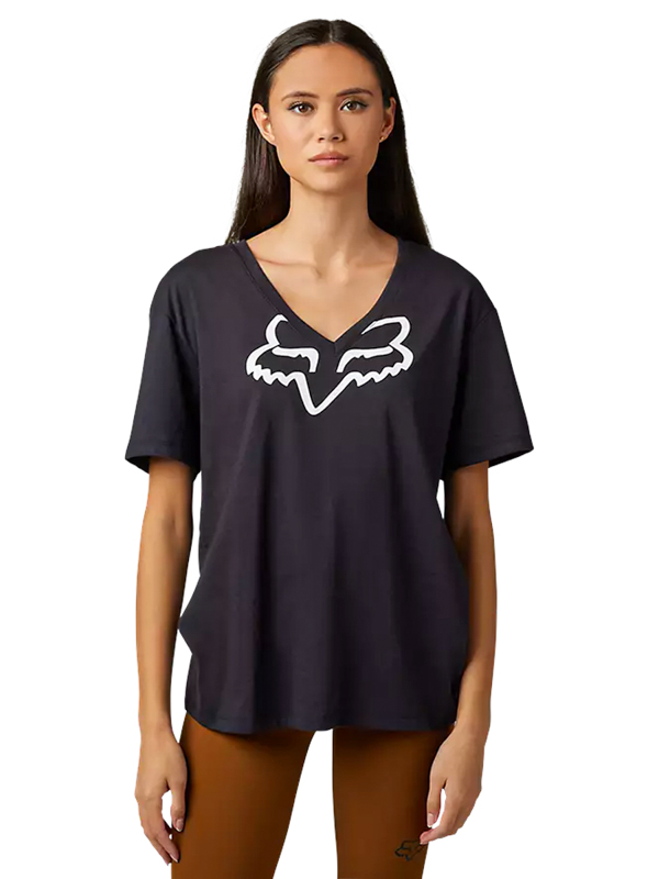 Fox Boundary black dámské skate tričko - XS