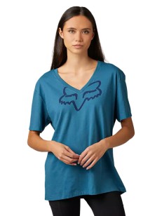 Fox Boundary DARK SLATE damen-t-shirt mit kurzen ärmel