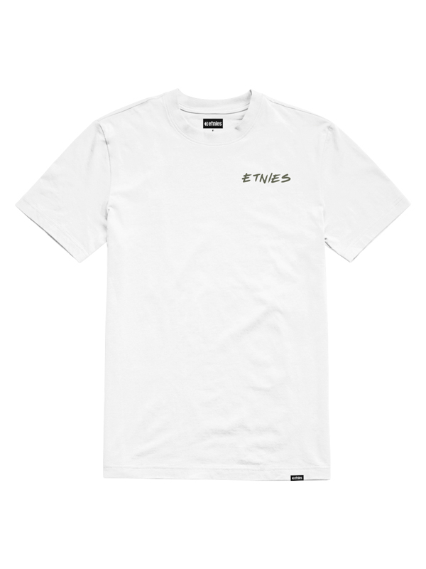 Etnies Waves white pánské tričko krátký rukáv - XL bílá