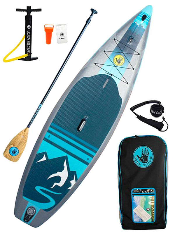 BODYGLOVE Performer paddleboard nafukovací - 11'0"x34" šedá