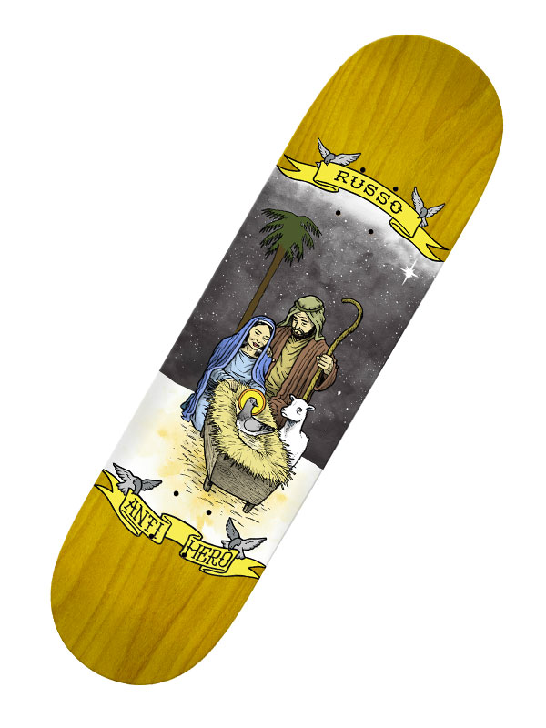Antihero PIGEON RELIGION skate board deska - 8.38 barevné