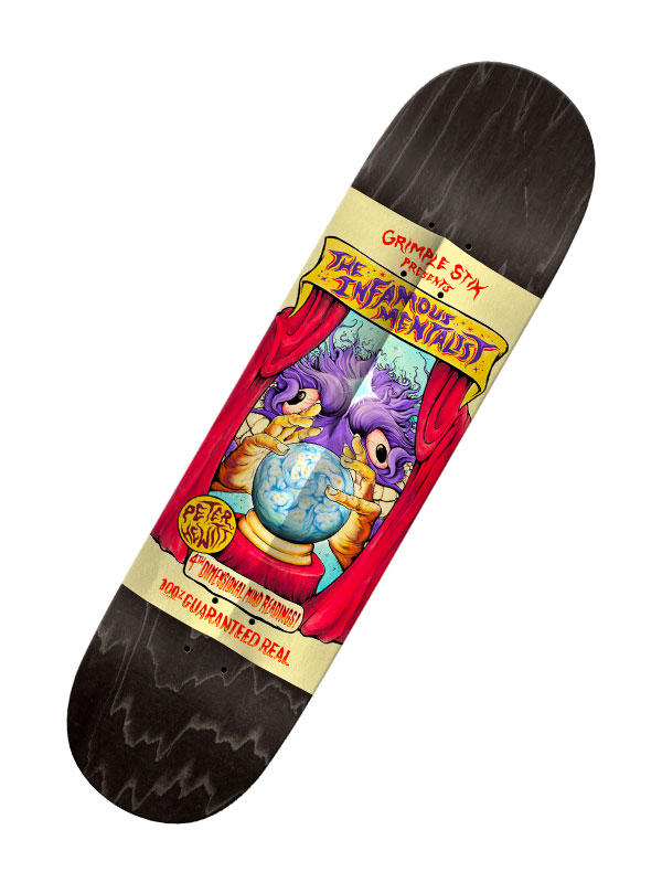Antihero HEWITT GRIMPLE STIX skate board deska - 8.5 černá