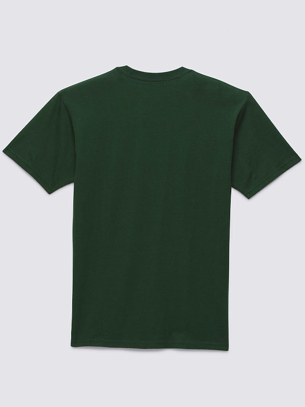 Vans CLASSIC MOUNTAIN VIEW/WHITE pánské tričko krátký rukáv - XL zelená