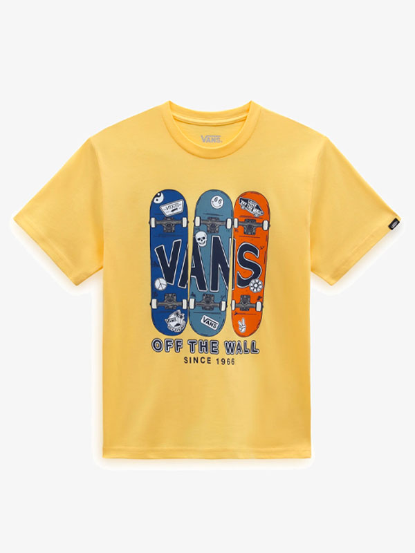 Vans BOARDVIEW SAMOAN SUN dětské skate tričko - L žlutá
