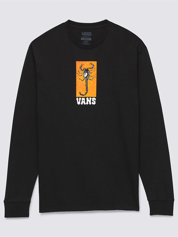 Vans YING TANG SCORPION black pánské tričko dlouhý rukáv - XXL černá
