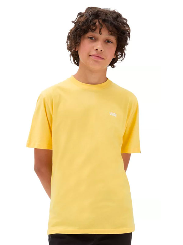 Vans LEFT CHEST SAMOAN SUN dětské skate tričko - M žlutá