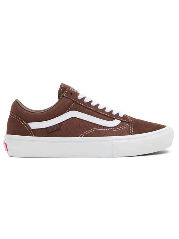 Vans Skate Old Skool BROWN/WHITE pánské boty - 45EUR béžová