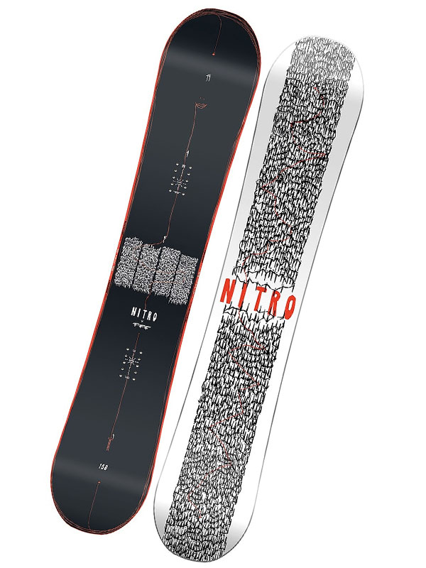 Nitro T1 X FFF WIDE pánský snowboard - 158W černá