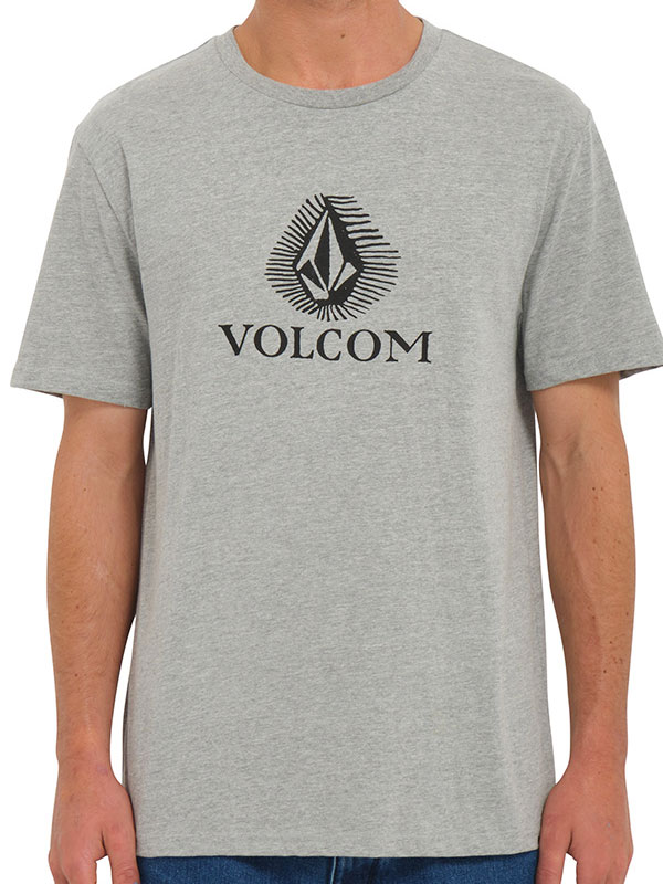 Volcom Offshore Stone HEATHER GREY pánské tričko krátký rukáv - M šedá