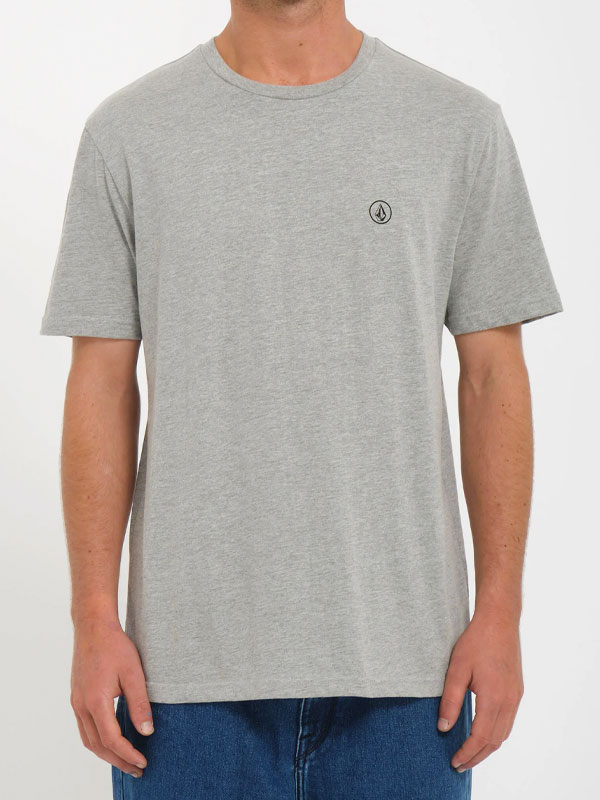 Volcom Circle Blanks HEATHER GREY pánské tričko krátký rukáv - XL šedá