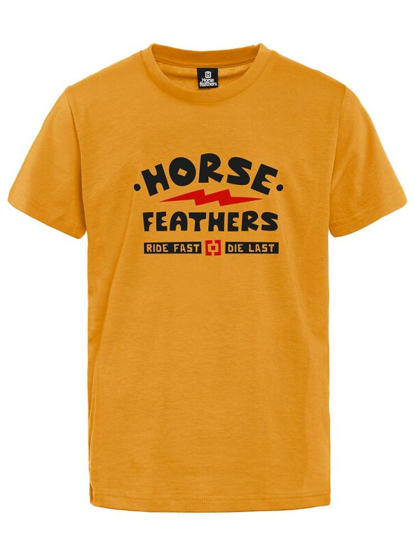 Horsefeathers IGNITE SUNFLOWER dětské skate tričko - XL žlutá