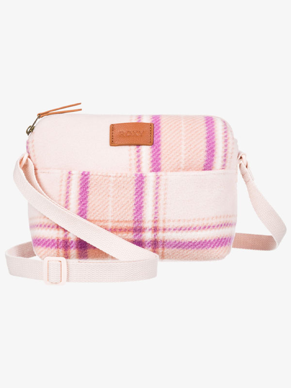 Roxy FRESH OASIS DUSTY CORAL DECKE PLAID taška do práce béžová