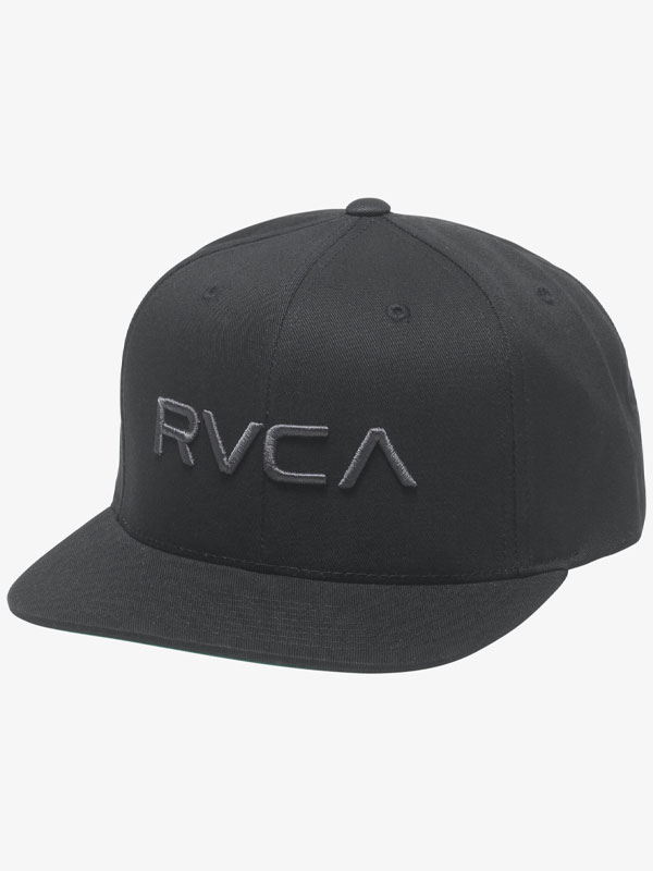 RVCA TWILL II Black/Charcoal skate kšiltovka černá