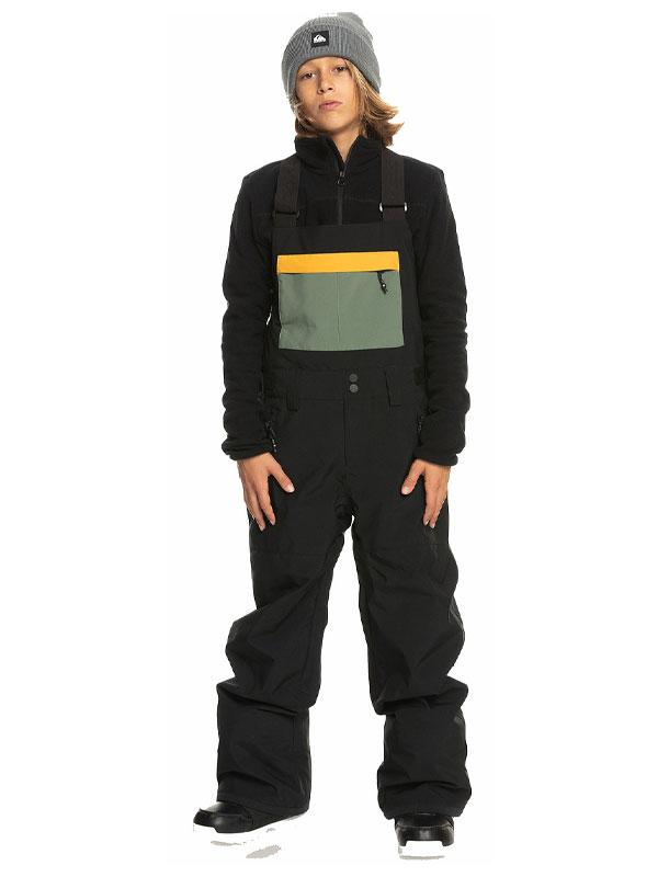 Quiksilver MASH UP TRUE BLACK dětské zimní kalhoty - L/14 černá