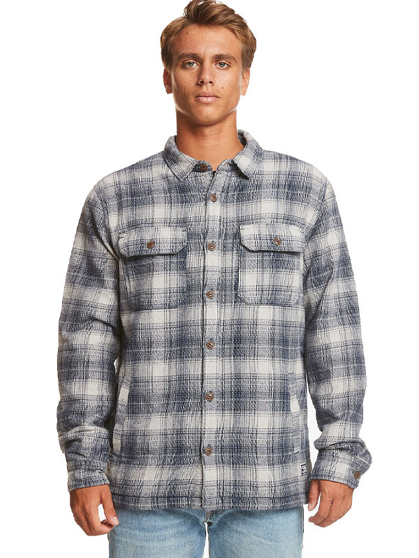 Quiksilver CAMUS LGH CAMUS pánská skate košile - XL šedá