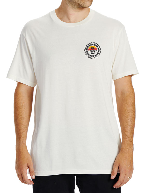 Billabong TRANSPORT off white pánské tričko krátký rukáv - XL bílá