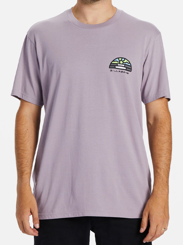 Billabong SHINE PURPLE ASH pánské tričko krátký rukáv - XXL fialová