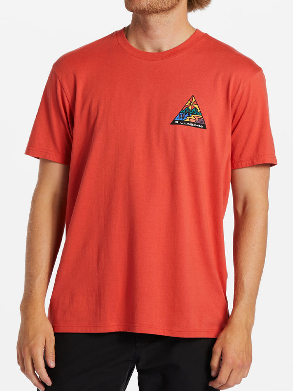 Billabong SHINE CORAL pánské tričko krátký rukáv - XL oranžová
