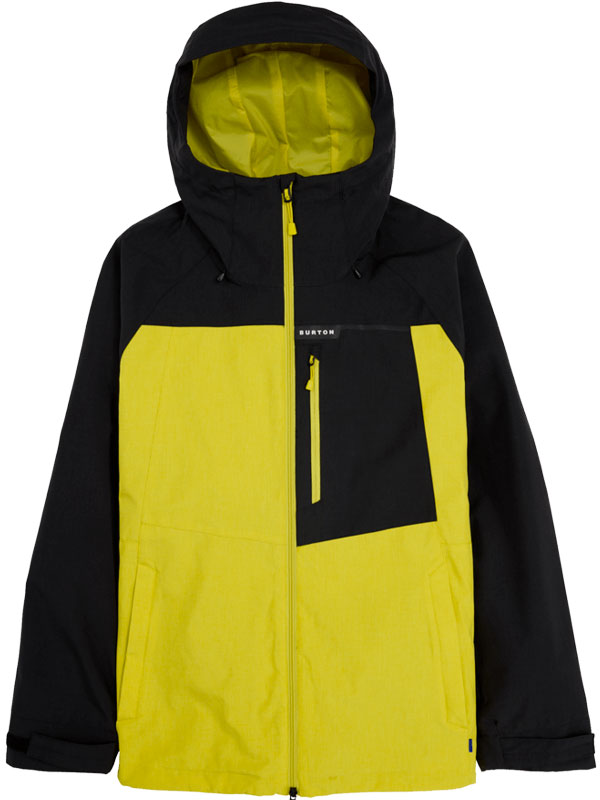 Burton LODGEPOLE TRUBLK/SULFUR pánská zimní bunda - XL černá