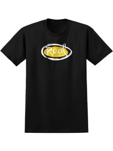 Real NATAS OVAL BLACK w/ YELLOW & WHITE Print