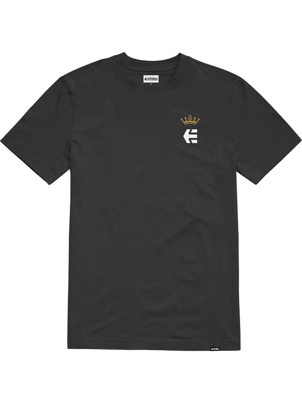 Etnies Ag black pánské tričko krátký rukáv - L černá