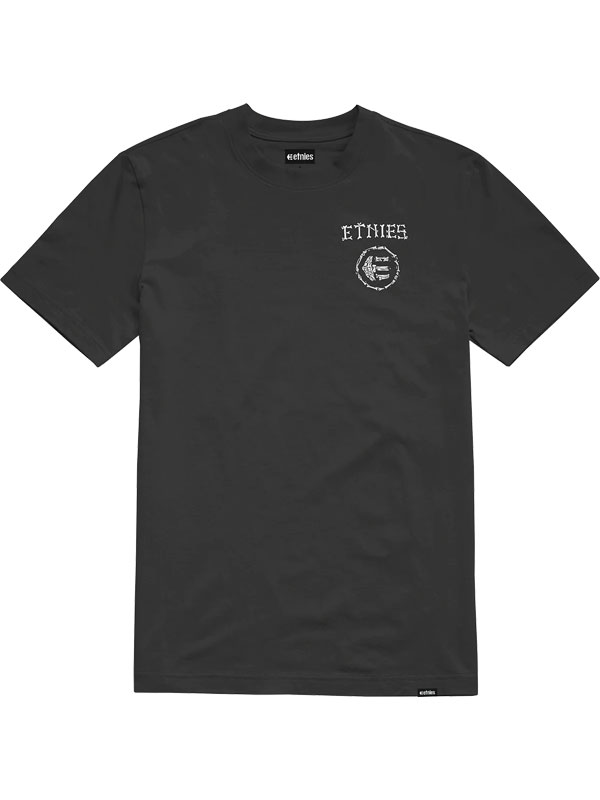 Etnies Bones black pánské tričko krátký rukáv - L černá