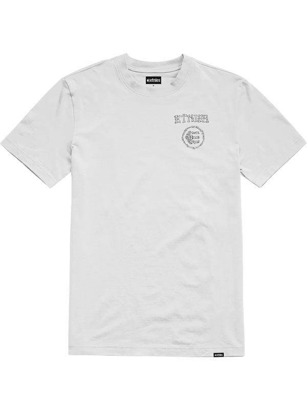 Etnies Bones white pánské tričko krátký rukáv - XL bílá
