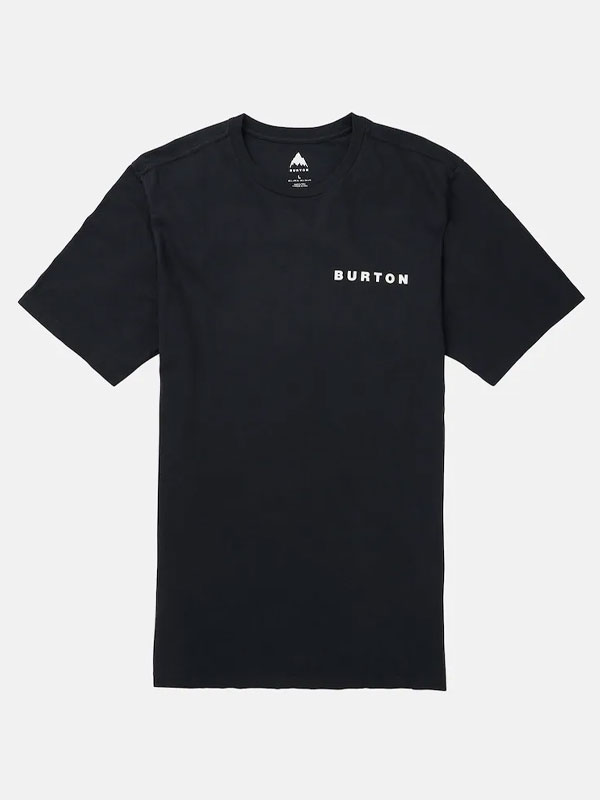 Burton FLT ATTNDNT 24 TRUE BLACK pánské tričko krátký rukáv - M černá
