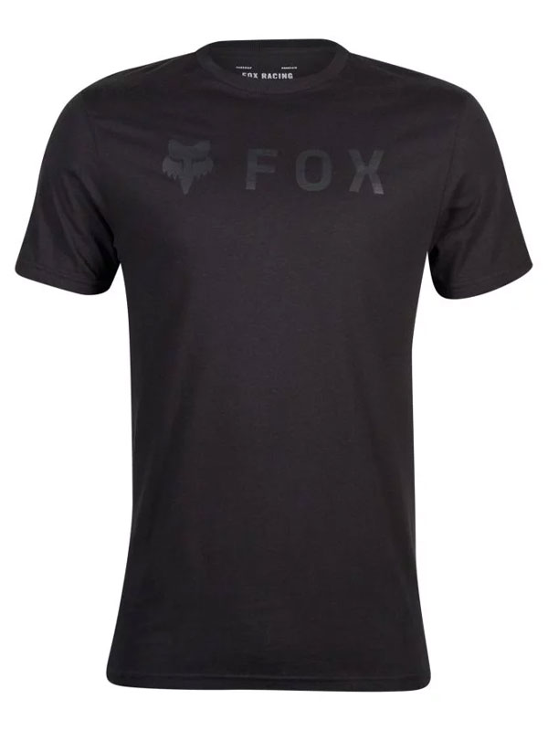 Fox Absolute BLACK/BLACK pánské tričko krátký rukáv - M černá