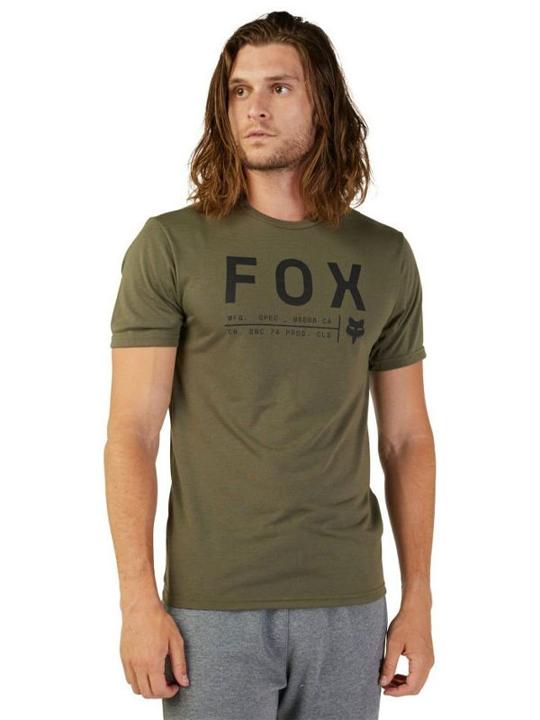 Fox Non Stop Olive Green pánské tričko krátký rukáv - M zelená