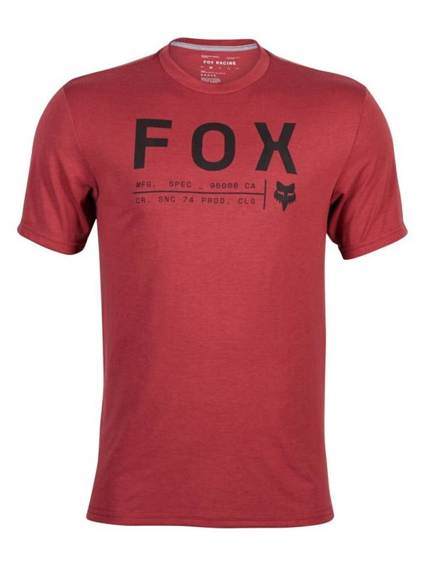 Fox Non Stop SCARLET pánské tričko krátký rukáv - L červená