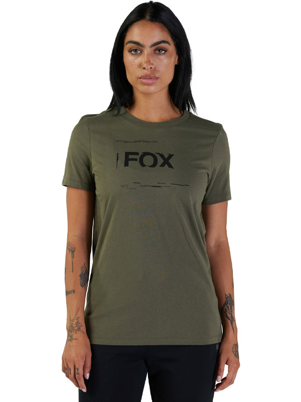 Fox Invent Tomorrow Olive Green dámské skate tričko - S zelená
