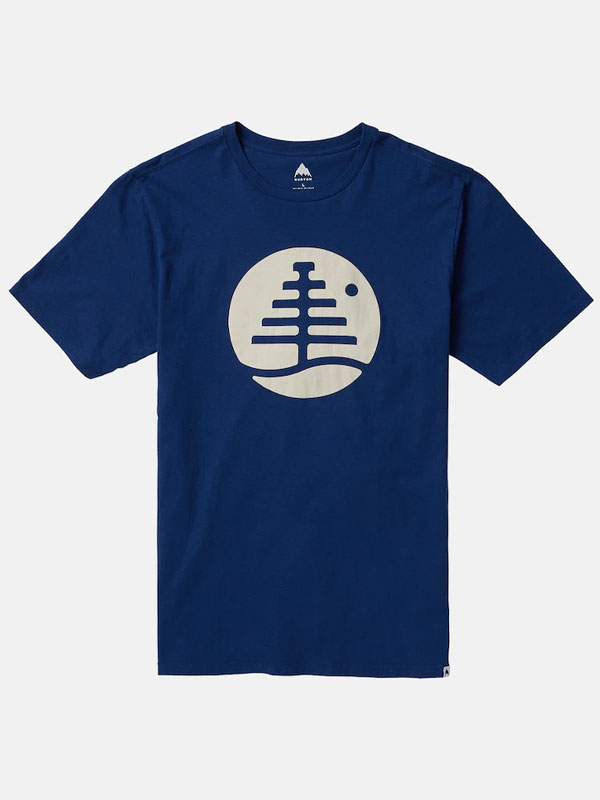 Burton FAMILY TREE NIGHTFALL pánské tričko krátký rukáv - L modrá