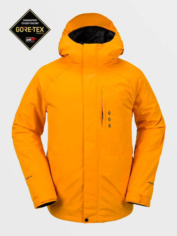 Volcom Dua Ins Gore GOLD pánská zimní bunda - XL oranžová