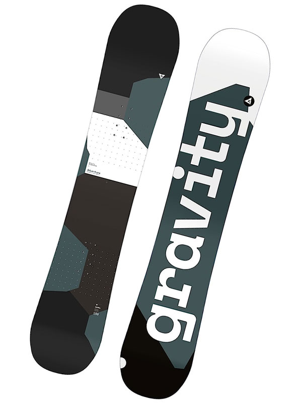 Gravity ADVENTURE WIDE pánský snowboard - 158W černá