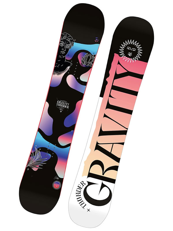 Gravity THUNDER dámský snowboard - 148 černá