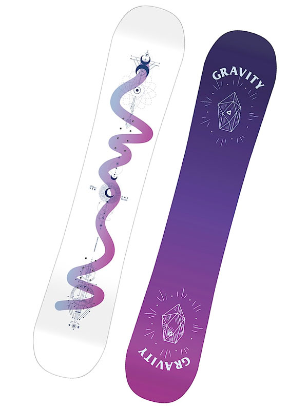 Gravity SIRENE white dámský snowboard - 151 bílá