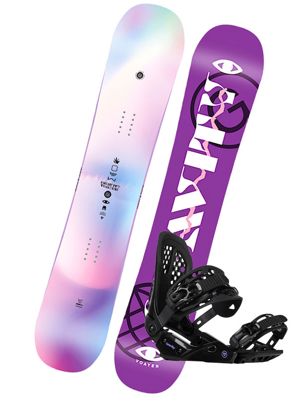 Gravity VOAYER 2 dámský snowboard s vázáním černá