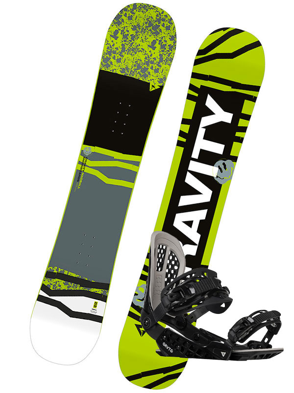 Gravity MADBALL 2 pánský snowboard s vázáním černá