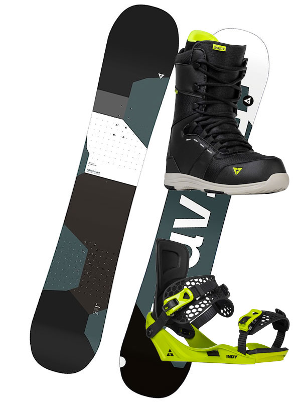 Gravity ADVENTURE IV pánský snowboard s vázáním černá