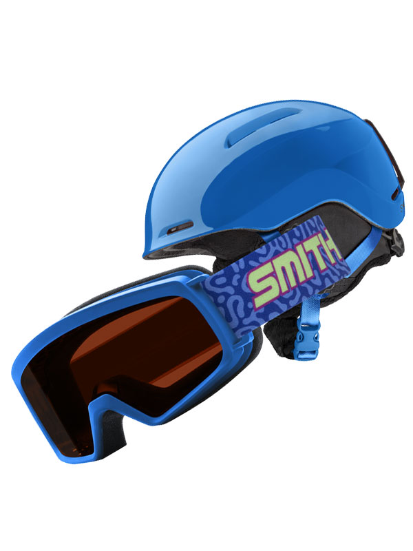 Smith GLIDE JR/SNOWDAY Cobalt / RC36 dětská helma na snb - 51-55 modrá