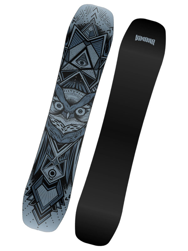 Vimana VUFO OCEAN BLUE/BLACK pánský snowboard - 153 černá