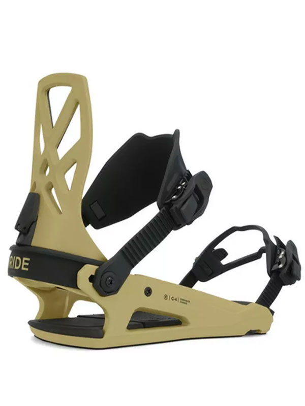 Ride C-4 olive pánské snowboardové vázání - M zelená